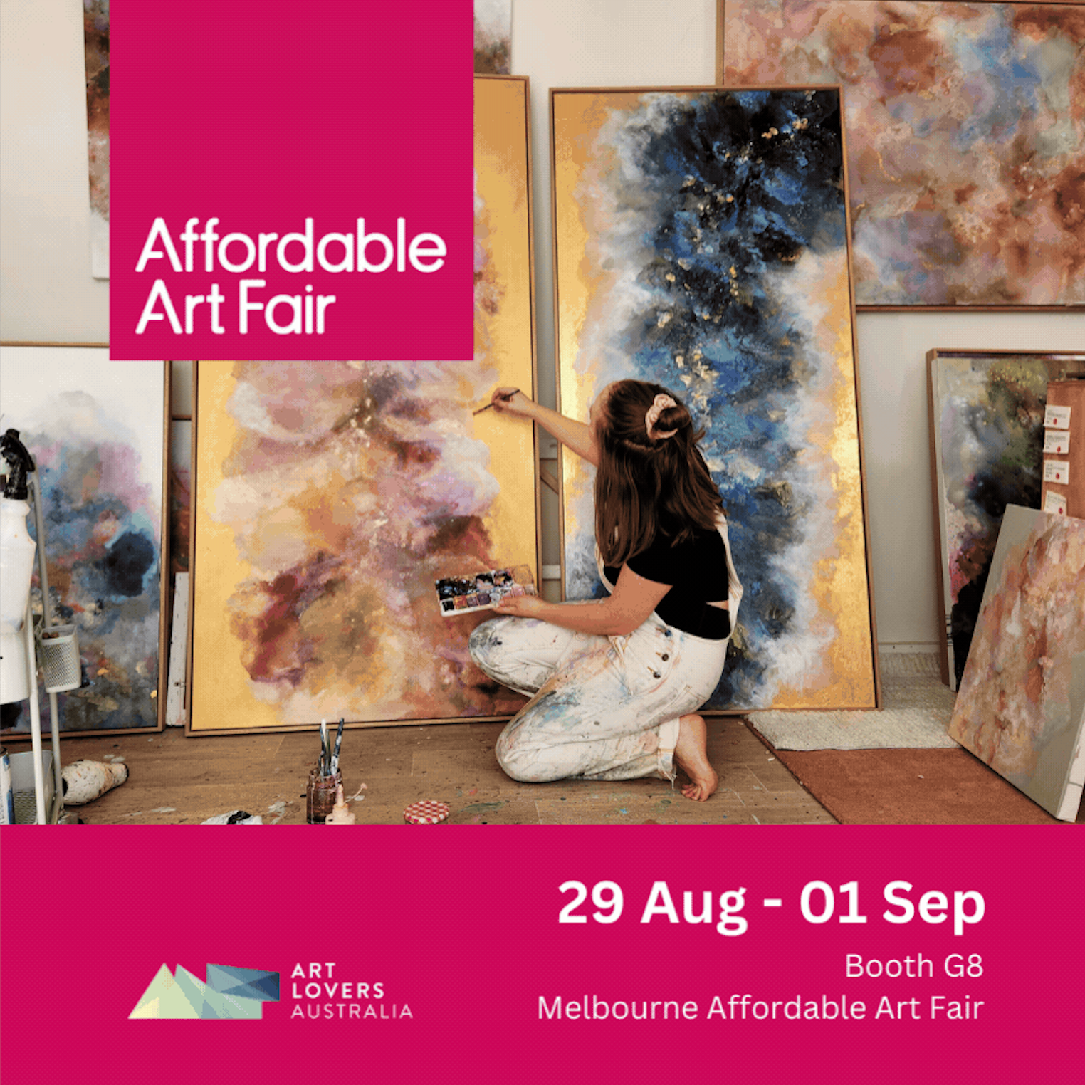 Affordable Art Fair Melbourne 2024 with Art Lovers Australia gallery