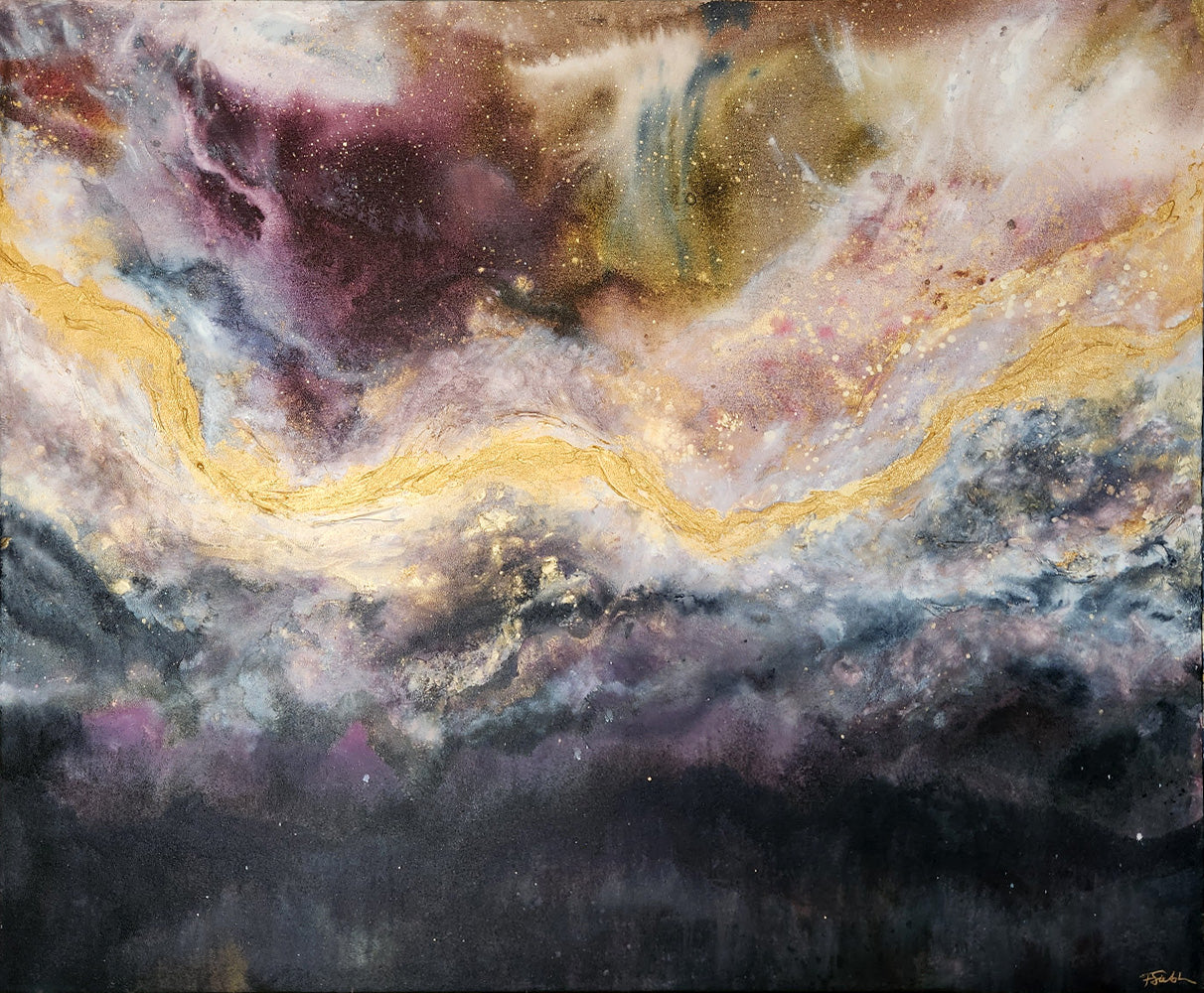 All the stars are falling - Aurora skies