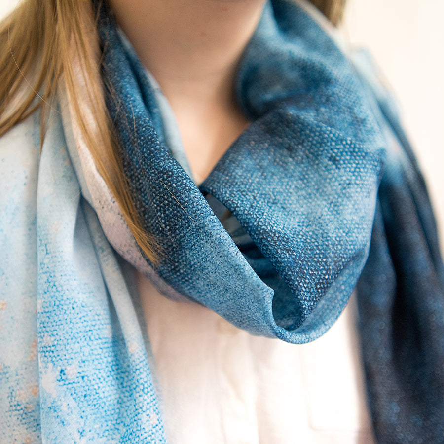 'All the stars are falling' - Art scarf