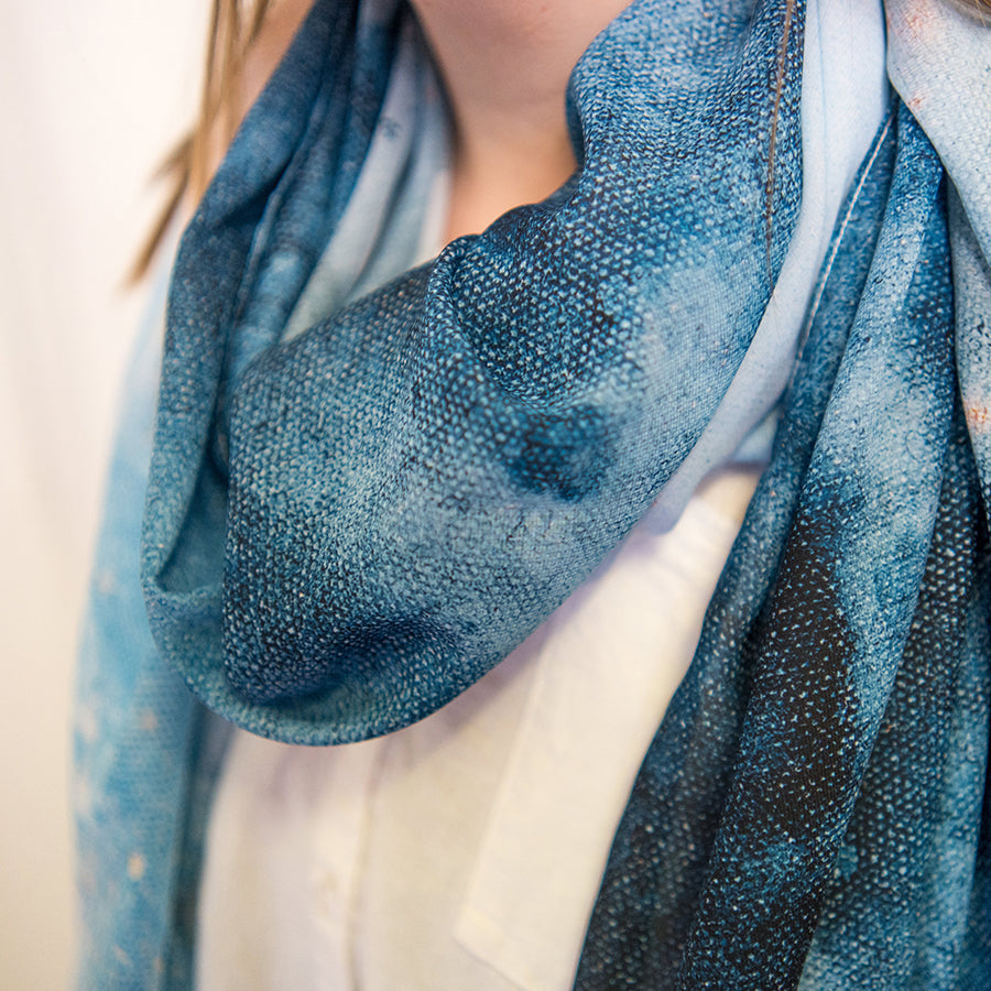 'All the stars are falling' - Art scarf