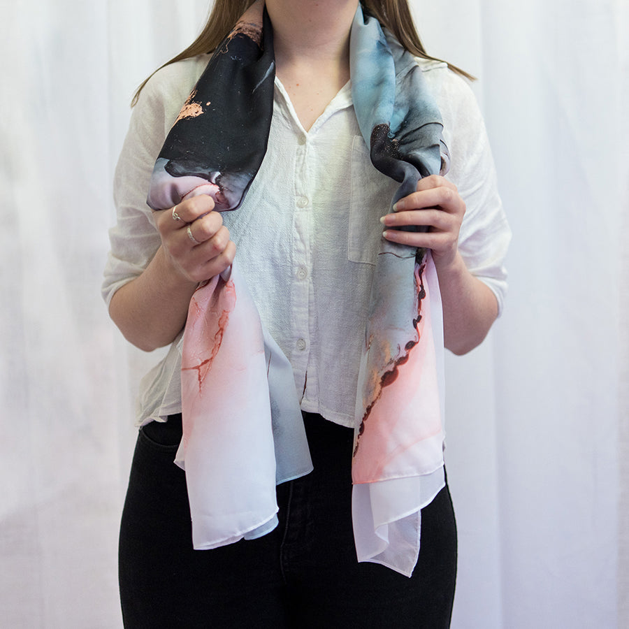 'Can't be broken' - Art scarf