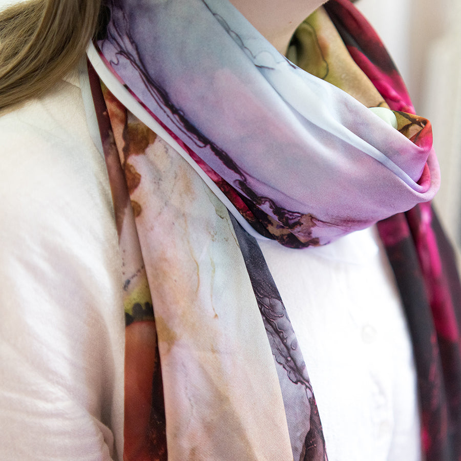 'Lush love' - Art scarf