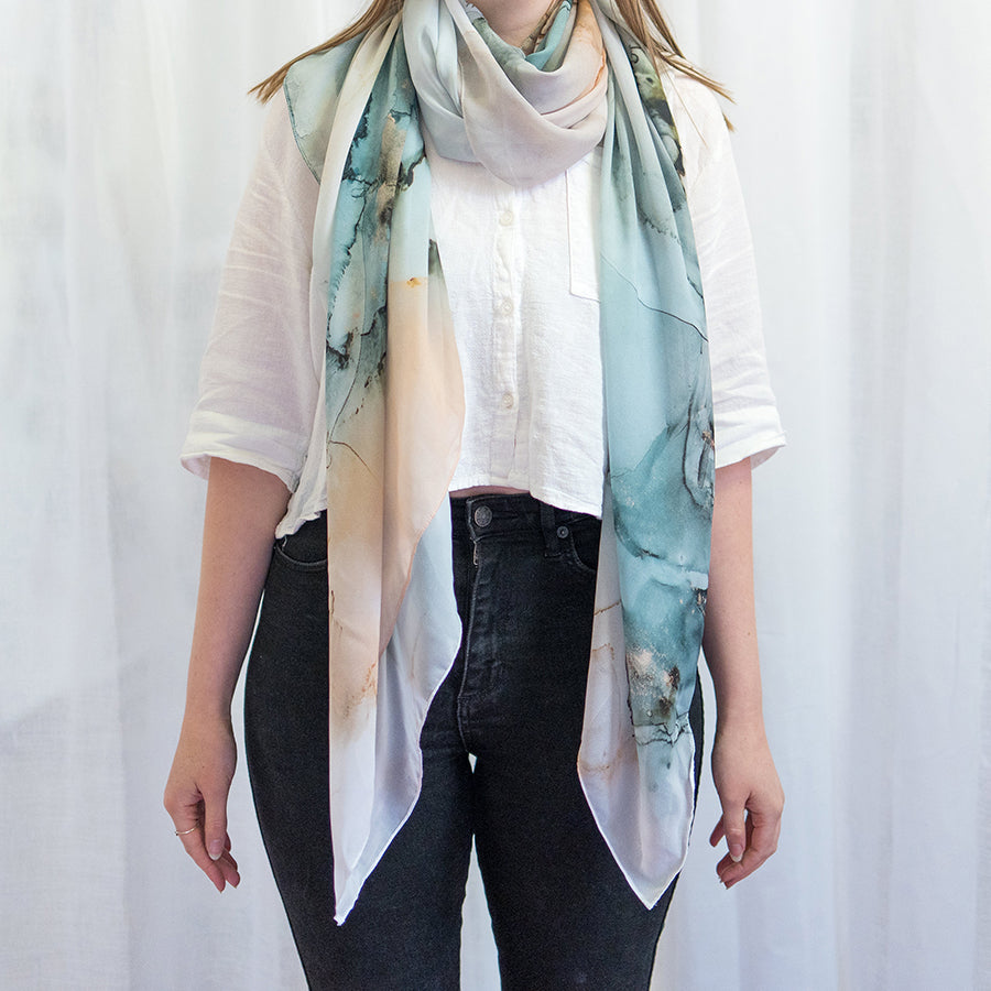 'The Space Between' - Art scarf