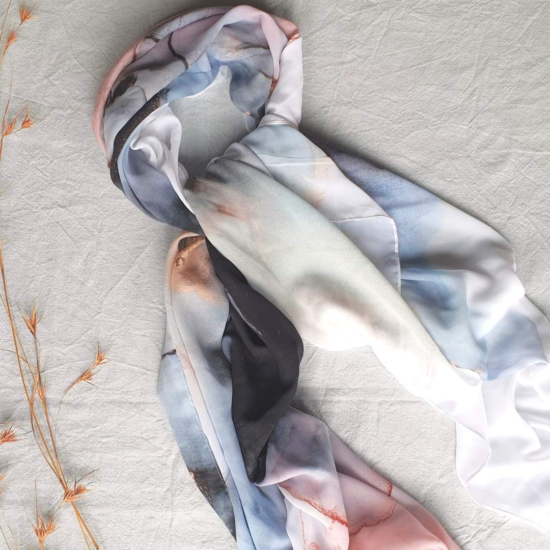 Scarves - 'Can't Be Broken' - Art Scarf