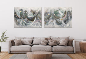 Originals - Count The Seconds (large Diptych)
