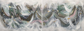 Originals - Count The Seconds (large Diptych)