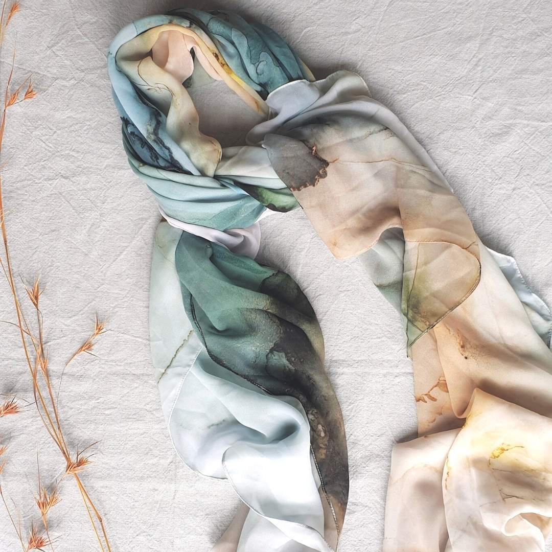 Scarves - 'The Space Between' - Art Scarf